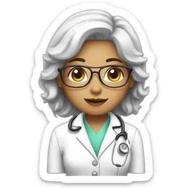 doctor girl sticker