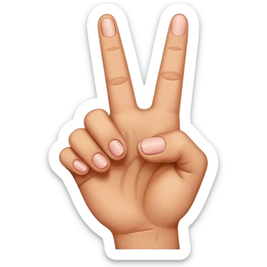 Middle finger sticker