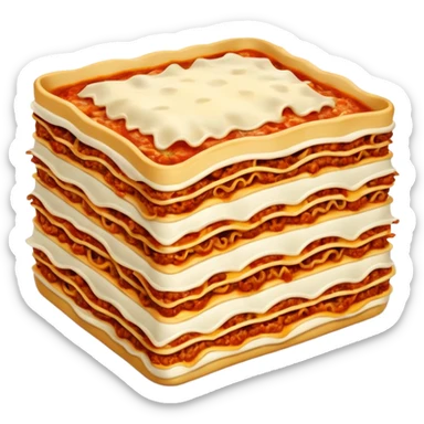 Lasagna sticker
