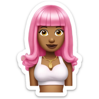 Nicki Minaj, Pink Wig sticker