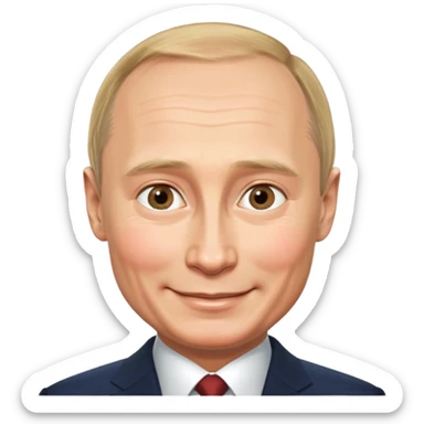 Putin smile sticker