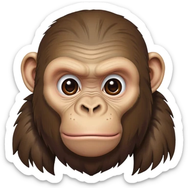 Alopecia ape sticker