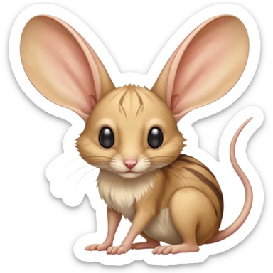 Long-eared jerboa sticker