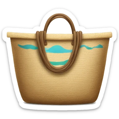 Beach bag sticker