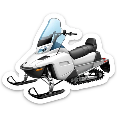 a snowmobile sticker