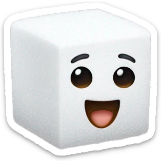 sugar cubes sticker