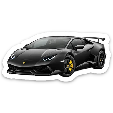 LAMBORGHINI SV OR LAMBORGHINI VENENO MAT BLACK sticker