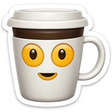 taza de cafe sticker