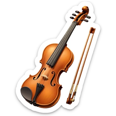 Violin sticker