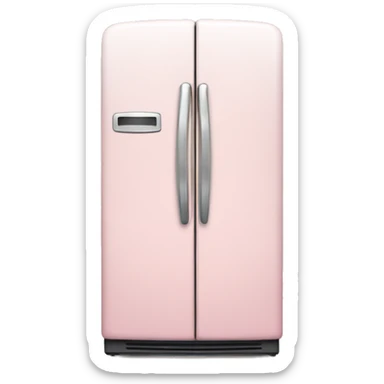 Light pink fridge sticker