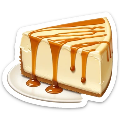 Slice of cheesecake sticker