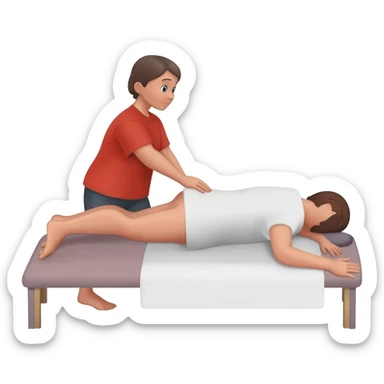 back massage sticker