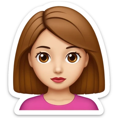 Abrazos de hermanas, una morena cabello corto y otra castaña sticker