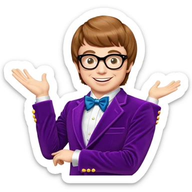 Austin power sticker