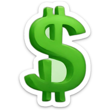 dollar sticker
