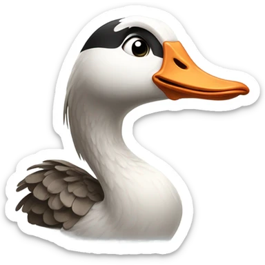 Silly goose sticker
