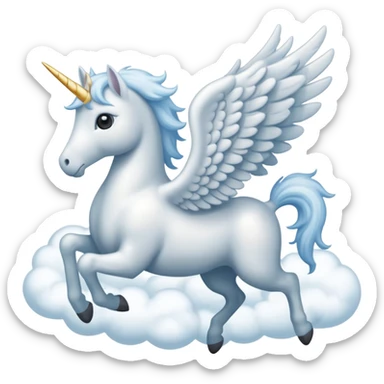 Pegasus made of  Cloud  sticker