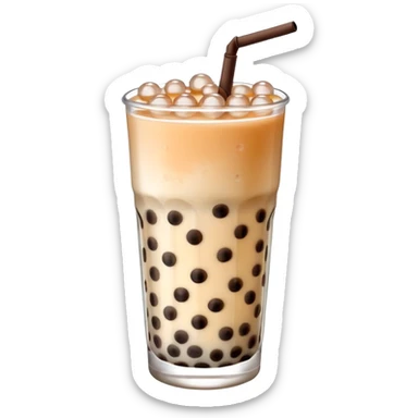 Boba tea sticker