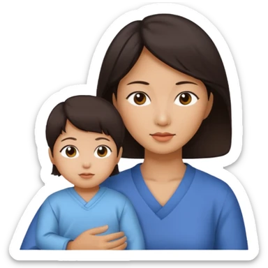 korean mother sticker