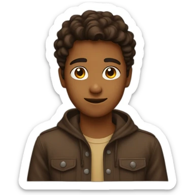 brown boy that does cs sticker
