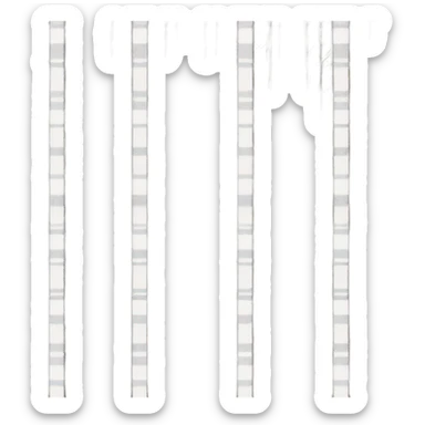 Brown tartan pleated mini skirt, isolated sticker