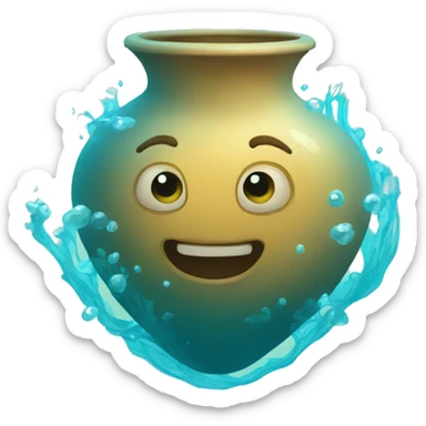 an amphora underwater sticker
