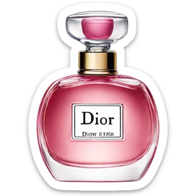 Dior perfume sticker