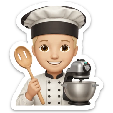 Mixer with Chef sticker