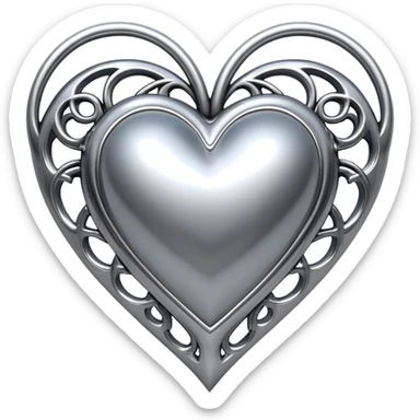 sorayama gothic heart sticker
