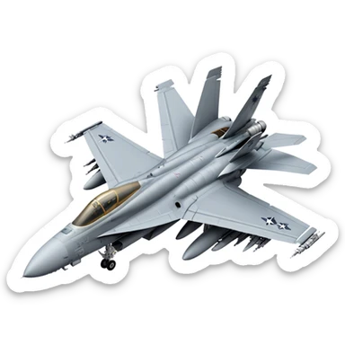 F/A-18 Hornet - McDonnell Douglas (Grey) sticker
