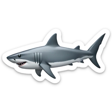 Shark with human legs  sticker