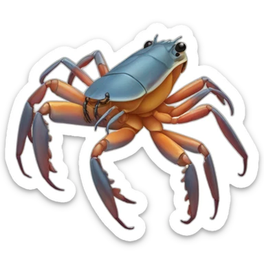 Fiddler crab sticker