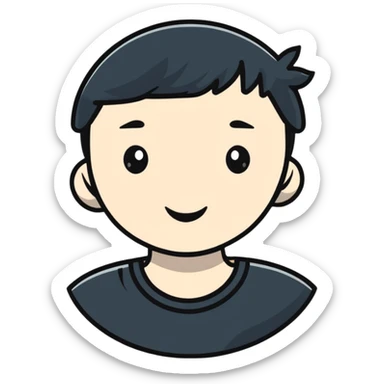 cool person avatar sticker