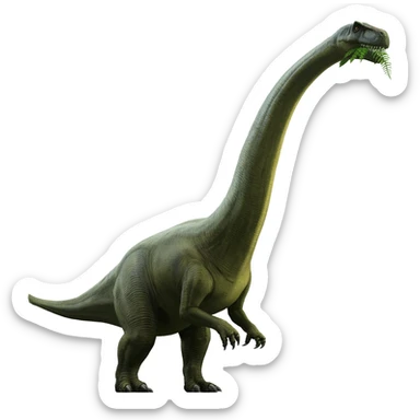 Jurassic dinosaur vegan sticker