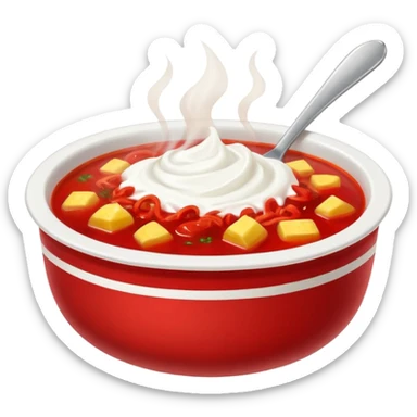 Ukrainian borsch sticker