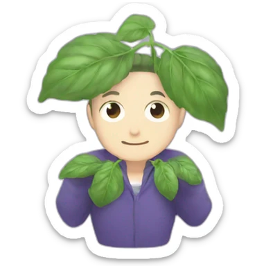 Basil from omori sticker