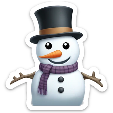 Snowman  sticker