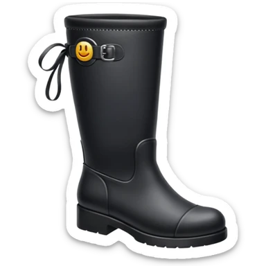 Сапоги с бантиком sticker