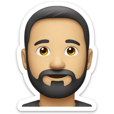 reddit moderator (neck beard) sticker