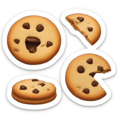 cookie eating cookie sticker