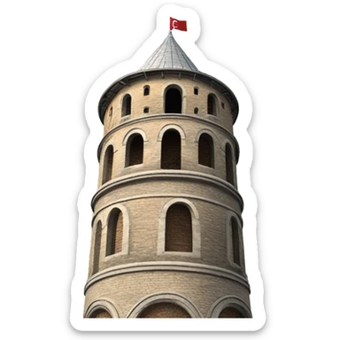 Galata tower sticker