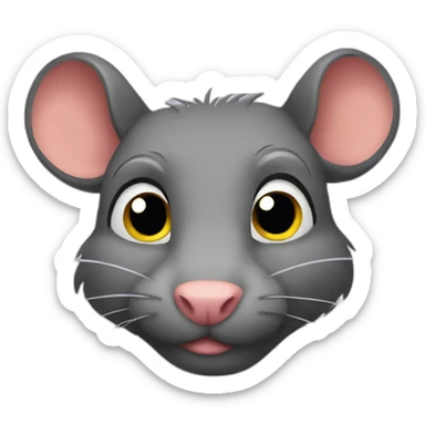 sultry rat sticker