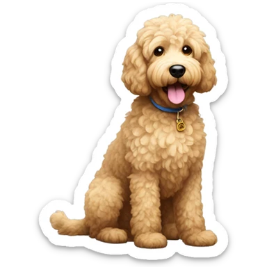 Goldendoodle sticker