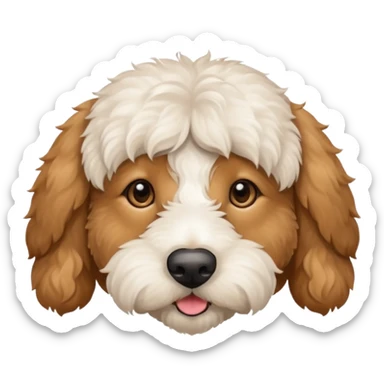 goldendoodle dog sticker