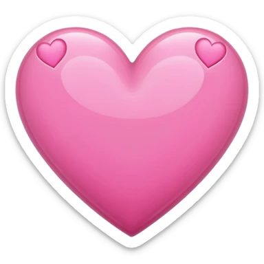 Create pink fancy hearts sticker
