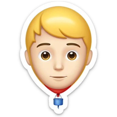 Spencer on a balloon sticker