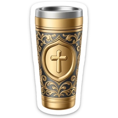 church tumbler sticker