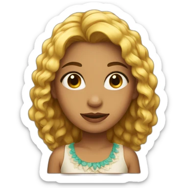 Una chica vestida de gatubela  sticker