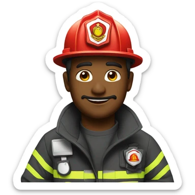 oncall firefighter sticker
