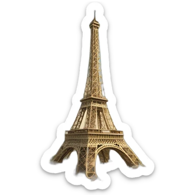 Tour Eiffel en fête sticker